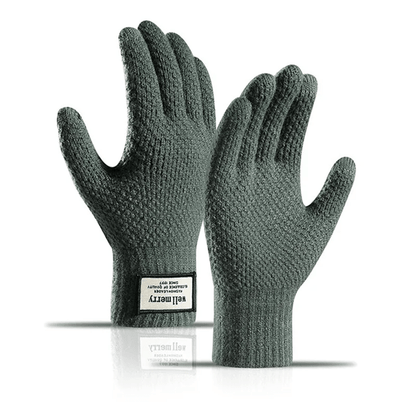 Mens Winter Touchscreen Wool Gloves With Thermal Lining For Cold Weather 5
