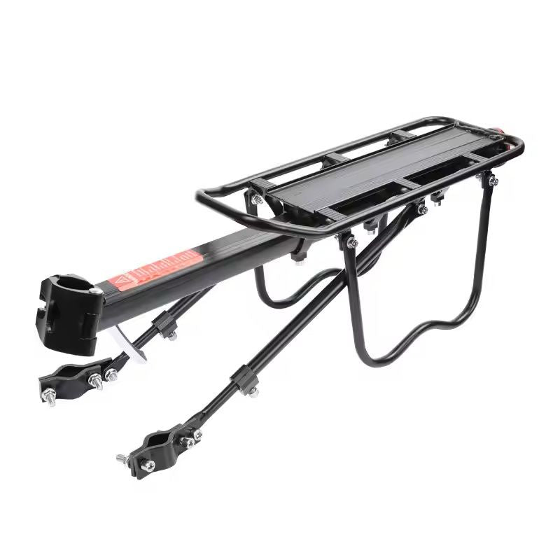 Quick-Release Mountain Bike Rear Carrier with Reflective Plate