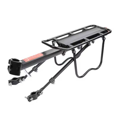 Quick-Release Mountain Bike Rear Carrier with Reflective Plate