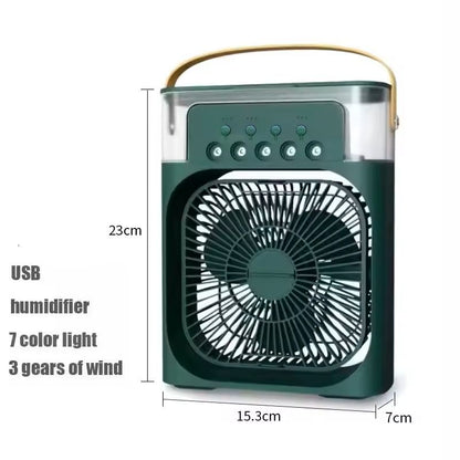 3in1 Portable Air Conditioner Fan With LED Night Light  Humidifier 7