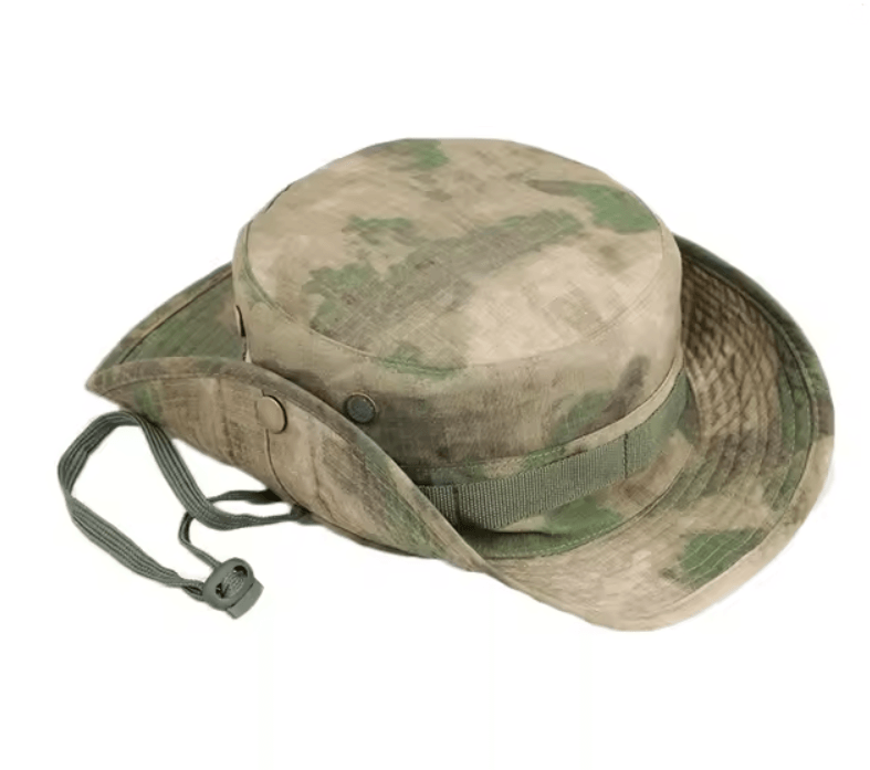 Camouflage Tactical Boonie Hat For Men With Sun Protection For Hiking And Fishing 12