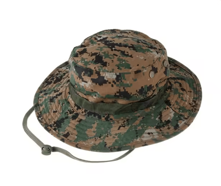 Camouflage Tactical Boonie Hat For Men With Sun Protection For Hiking And Fishing 10