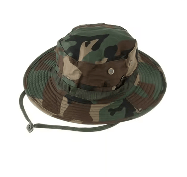 Camouflage Tactical Boonie Hat For Men With Sun Protection For Hiking And Fishing 9