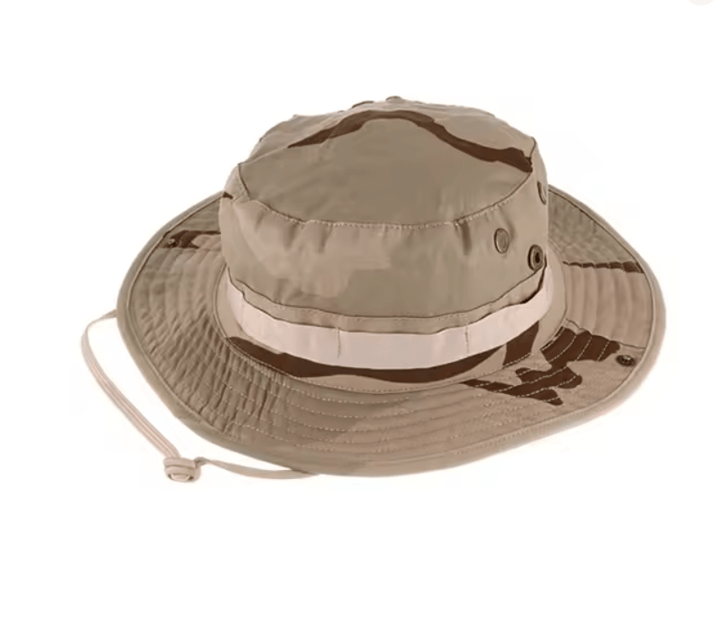 Camouflage Tactical Boonie Hat For Men With Sun Protection For Hiking And Fishing 8
