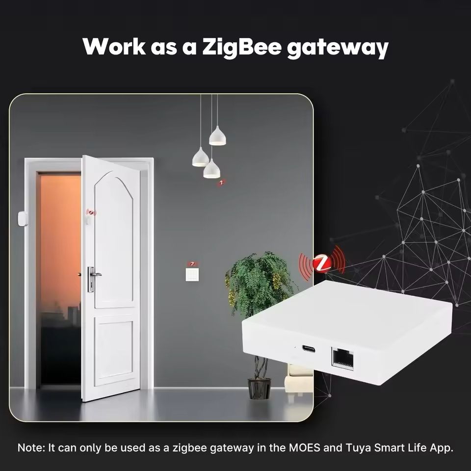 Smart ZigBee Matter Gateway Hub With MultiPlatform Voice Control Compatibility 3