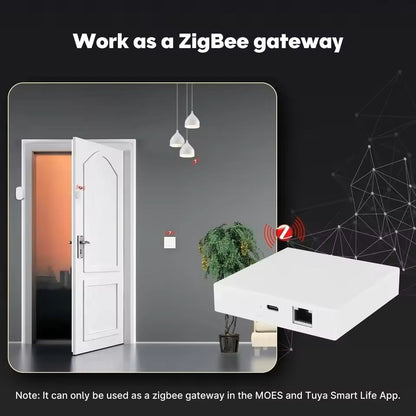 Smart ZigBee Matter Gateway Hub With MultiPlatform Voice Control Compatibility 3