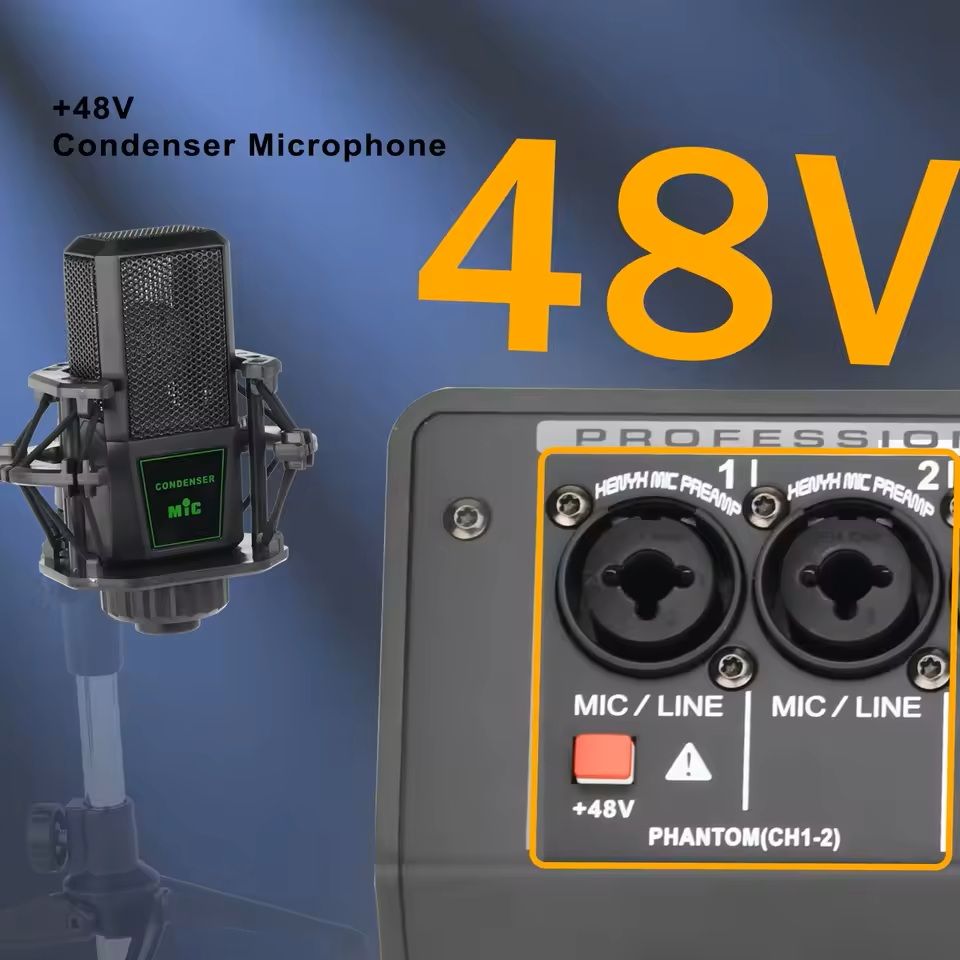 MultiChannel DJ Audio Mixer Console With Bluetooth And USB Recording 2