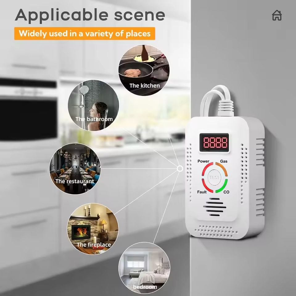 2 In 1 Natural Gas And Carbon Monoxide Detector For Home Safety 1