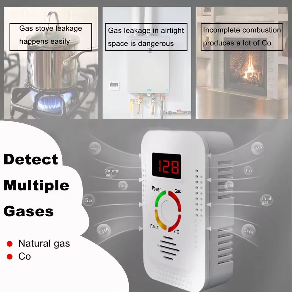 2 In 1 Natural Gas And Carbon Monoxide Detector For Home Safety 3