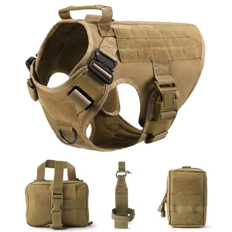 Tactical Dog Harness And Leash Set For Training And Outdoor Use 10