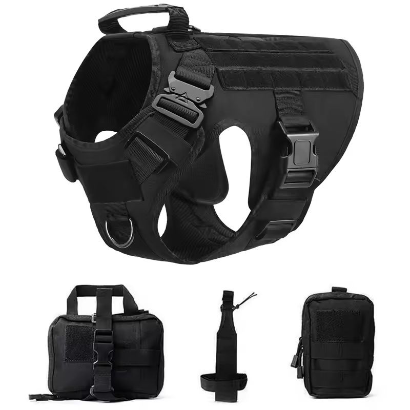 Tactical Dog Harness And Leash Set For Training And Outdoor Use 11