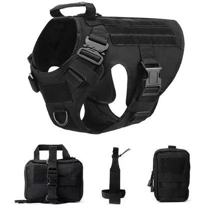 Tactical Dog Harness And Leash Set For Training And Outdoor Use 11