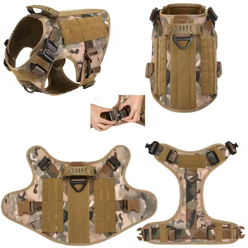 Tactical Dog Harness And Leash Set For Training And Outdoor Use 14