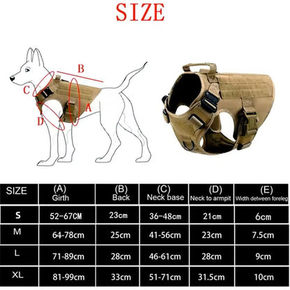 Tactical Dog Harness And Leash Set For Training And Outdoor Use 6