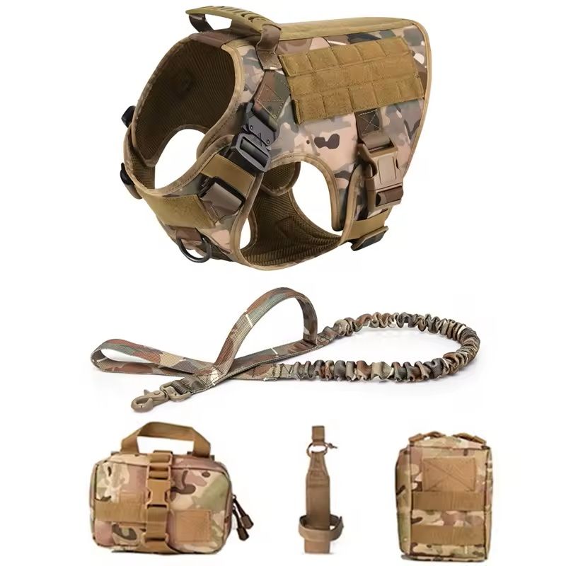 Tactical Dog Harness And Leash Set For Training And Outdoor Use 8