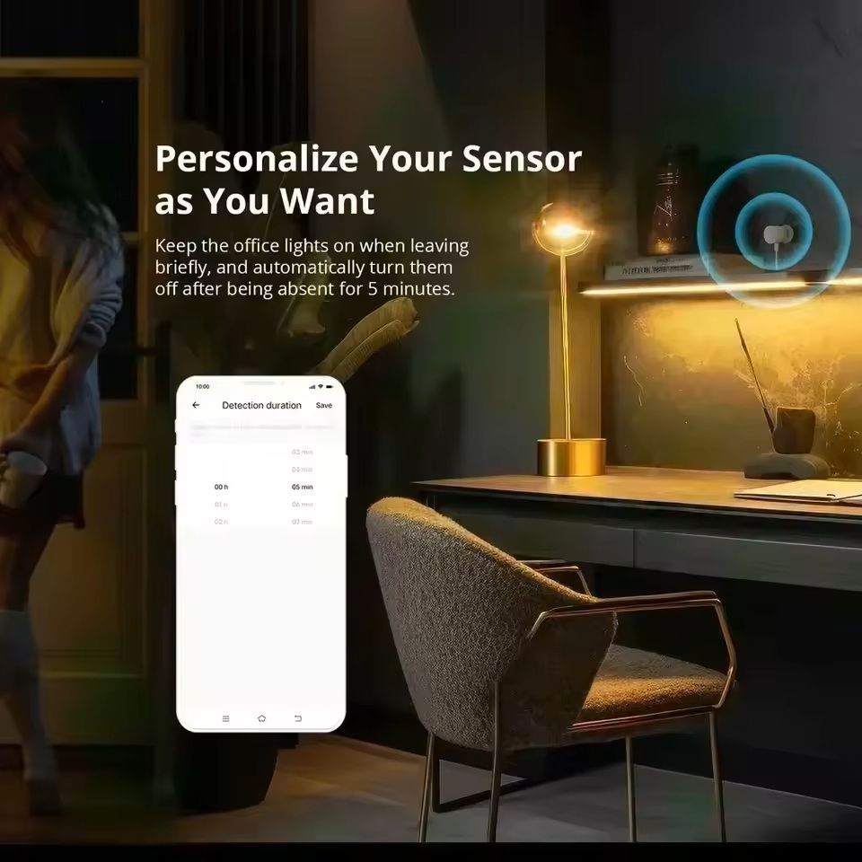 ZigBee Smart Human Presence Motion Sensor For Home Automation 3