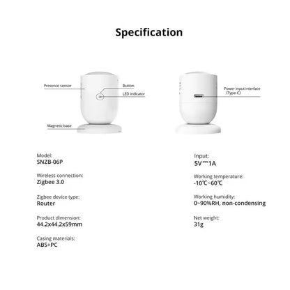 ZigBee Smart Human Presence Motion Sensor For Home Automation 5