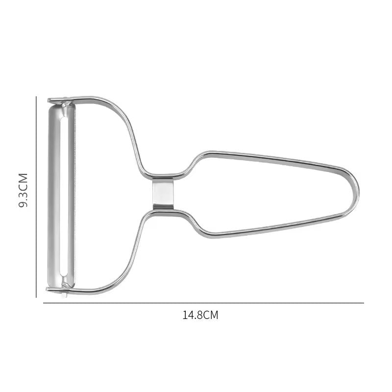 Wide Mouth Stainless Steel Vegetable Peeler And Cabbage Shredder For Fast Prep 3