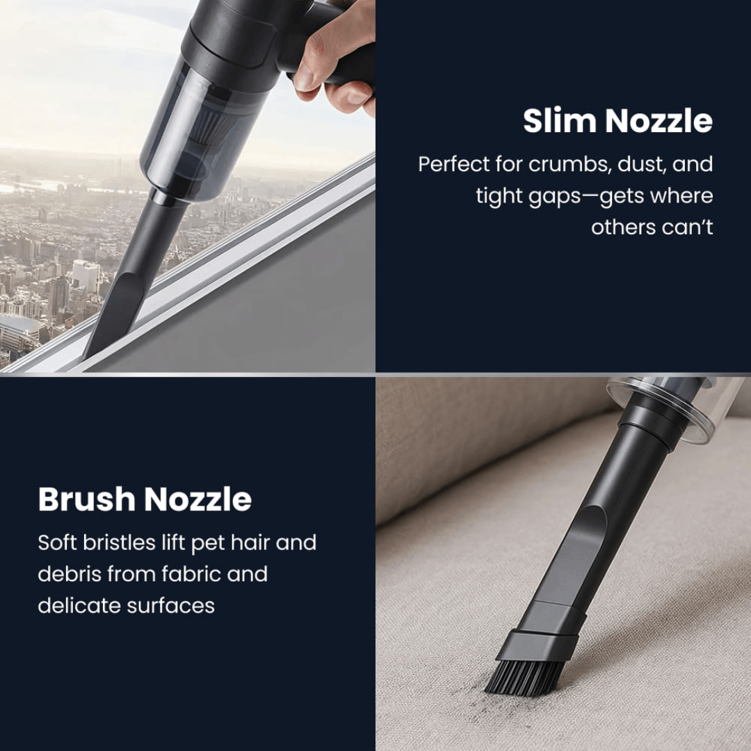 Portable Car Vacuum Cleaner  High Power Automotive Vacuum For Spotless Interiors 4