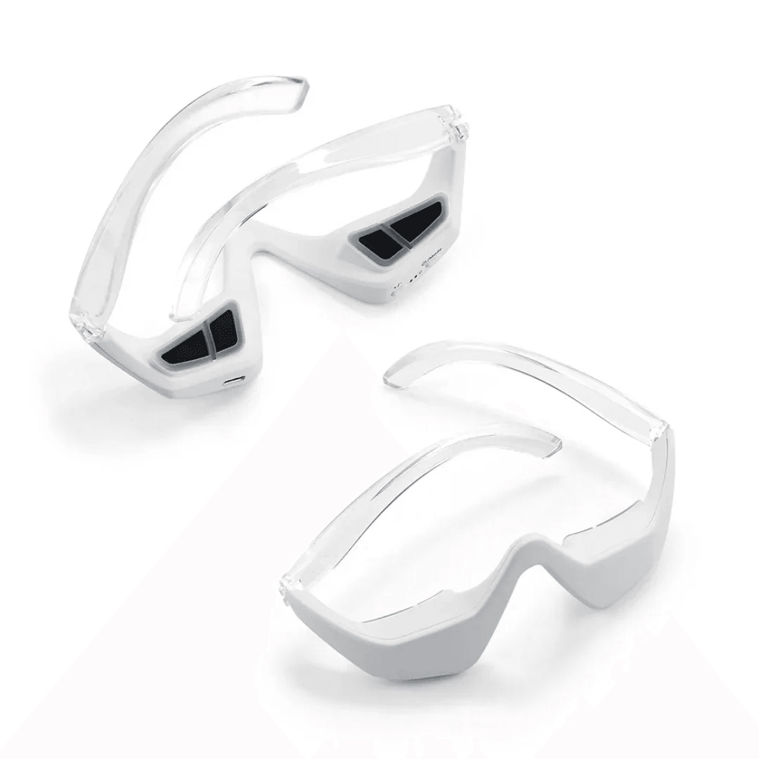 Electric Eye Massager Glasses Relieves Eye Fatigue EMS Red Light Therapy Eye Beauty Instrument For  6