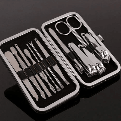 Complete Finger & Toe Nail Care Kit, Manicure Pedicure Set with Clippers & Scissors
