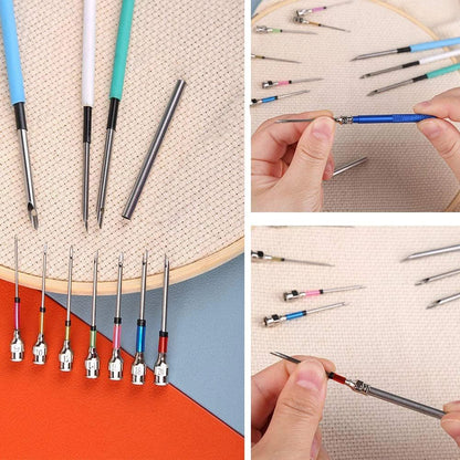 DIY Embroidery Punch Needles Cross Stitch  Knitting Art Handmade Tools And Sewing Accessories 7