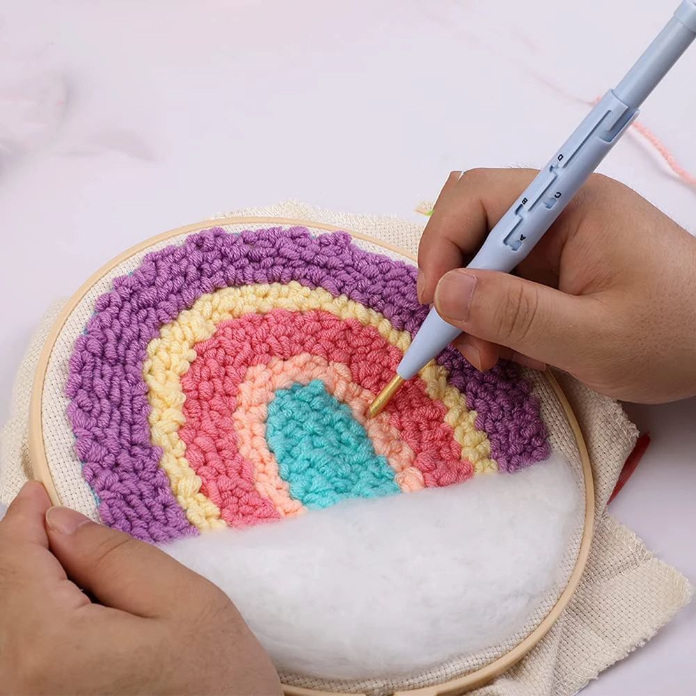 DIY Embroidery Punch Needles Cross Stitch  Knitting Art Handmade Tools And Sewing Accessories 8