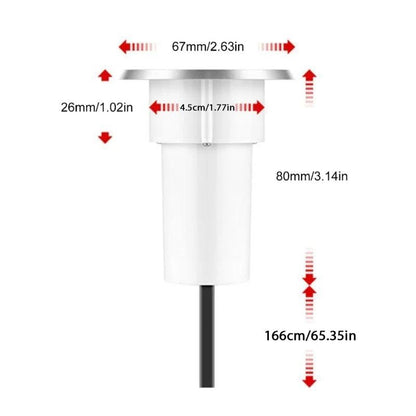 Universal USB C Desk Hole Power Socket With 3 Ports Type C Fast Charging For Office  Home 4