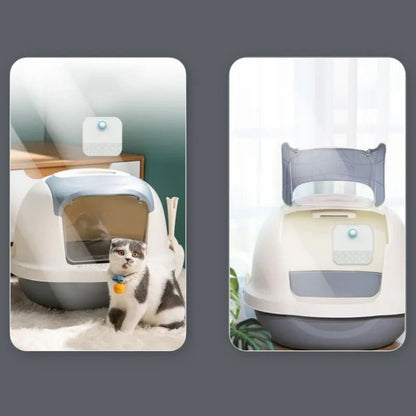 Smart Cat Odor Purifier For Cat Litter Box Automatic Deodorizer And Air Purifier 2
