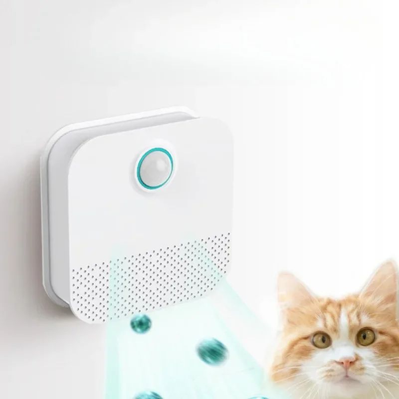 Smart Cat Odor Purifier for Cat Litter Box, Automatic Deodorizer and Air Purifier