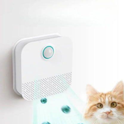 Smart Cat Odor Purifier for Cat Litter Box, Automatic Deodorizer and Air Purifier