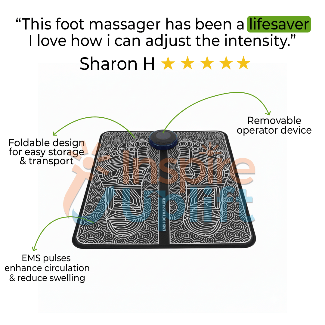EMS Foot Massage Mat With Acupoints Stimulator 2