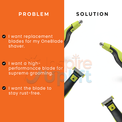 Electric Trimmer Shaver Blade Replacement Kit Compatible With OneBlade 2