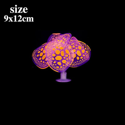 Silicone Luminous Plants Glowing Coral Aquarium Decoration