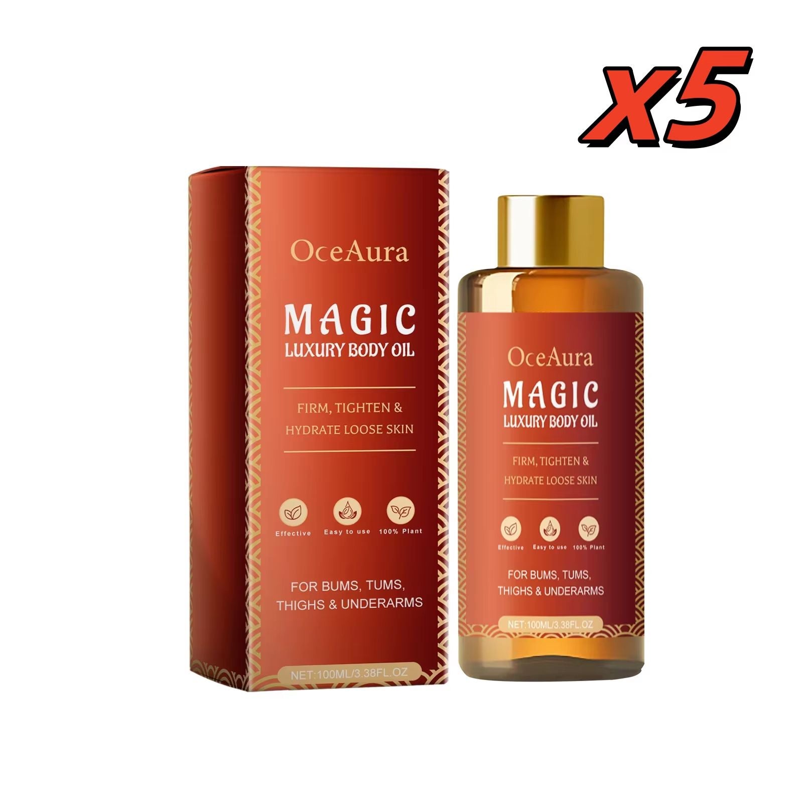 Magic Luxury Body Oil Firming  Deep Moisturizing Treatment For Sagging Skin 14