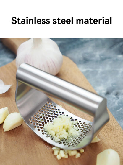 Garlic Crusher Press Manual Stainless Steel Garlic Mincer Kitchen Food Processor Tool For Fruits An 2