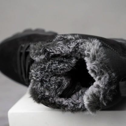Mens Winter Snow Boots Warm Ankle Boots With Fur Male Outdoor Sneakers Botas Hombre Botines Cold We 1