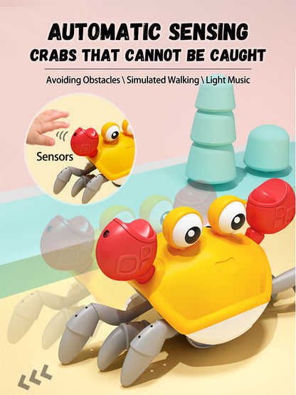 Crawling Crab Baby Toy Interactive Musical Toy With Lights  Dancing Moves For Toddlers AutoSensing  6