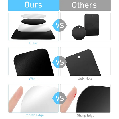 Universal Magnetic Metal Plate For Phone Holder Iron Sheet Sticker For Secure Mobile Stand And Moun 3
