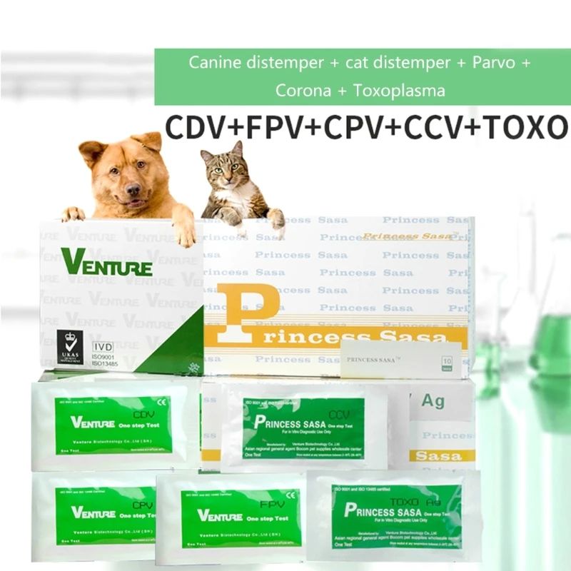 Canine Home Health Test Distemper  Parvovirus Detection For Cats  Dogs 1