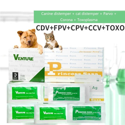 Canine Home Health Test Distemper  Parvovirus Detection For Cats  Dogs 1