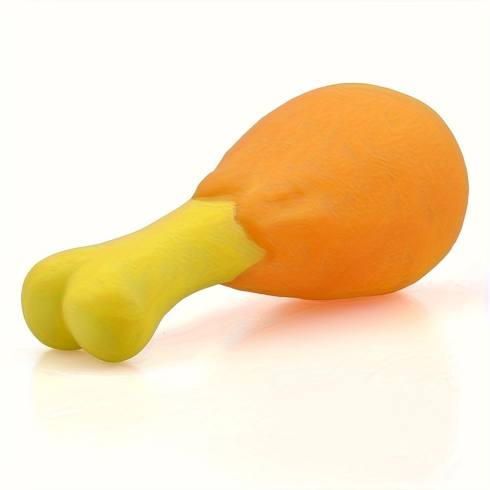 Rubber Chicken Leg Toy Fun Squeaky Chew For Dogs  Puppies  Interactive Pet Supplies  Gifts 8
