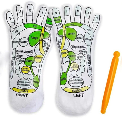 Cotton Acupressure Reflexology Socks  Premium Massage Socks  Ideal Wellness Gift 6
