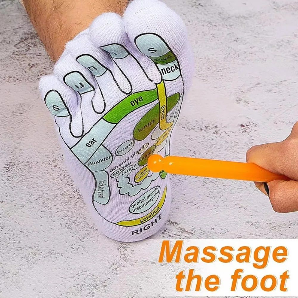 Cotton Acupressure Reflexology Socks  Premium Massage Socks  Ideal Wellness Gift 7