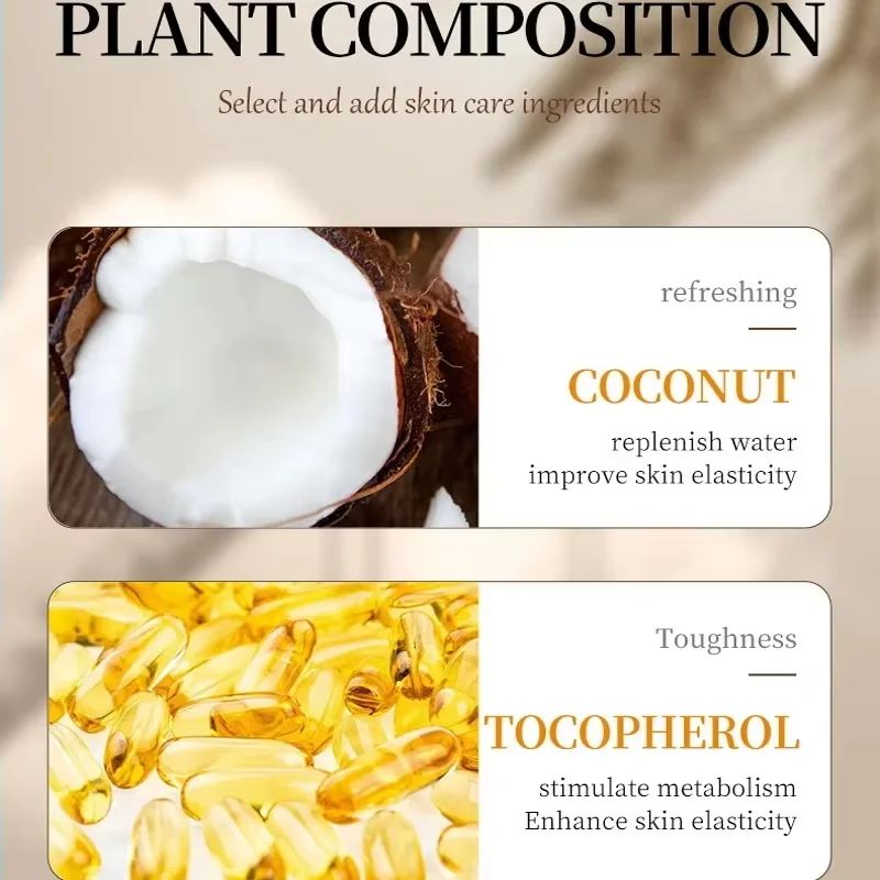 AntiWrinkle Hand Cream With Coconut Oil  Moisturizing Skin Care Serum 5
