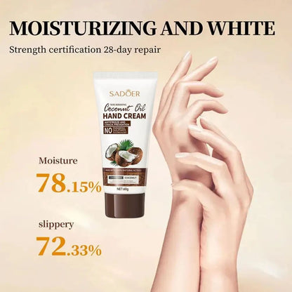 AntiWrinkle Hand Cream With Coconut Oil  Moisturizing Skin Care Serum 3