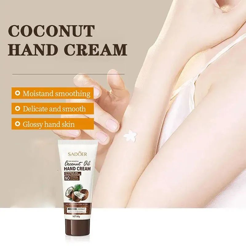 AntiWrinkle Hand Cream With Coconut Oil  Moisturizing Skin Care Serum 4