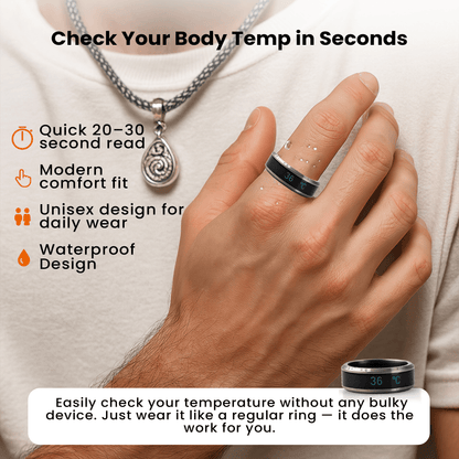 Smart Sensor Body Temperature Ring 2