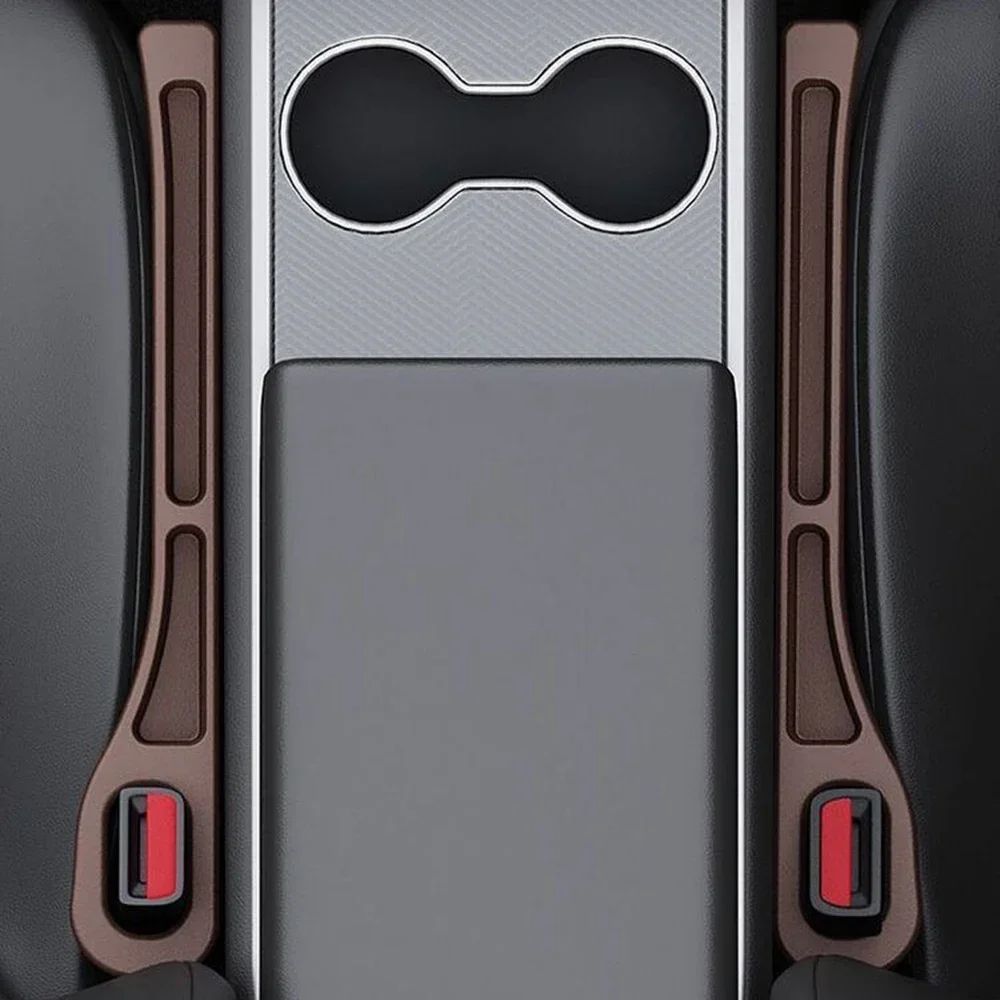 Car Seat Gap Filler Elastic Center Console  Side Crevice Filler Strip Drop Blocker For Phones  Keys