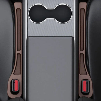 Car Seat Gap Filler Elastic Center Console  Side Crevice Filler Strip Drop Blocker For Phones  Keys